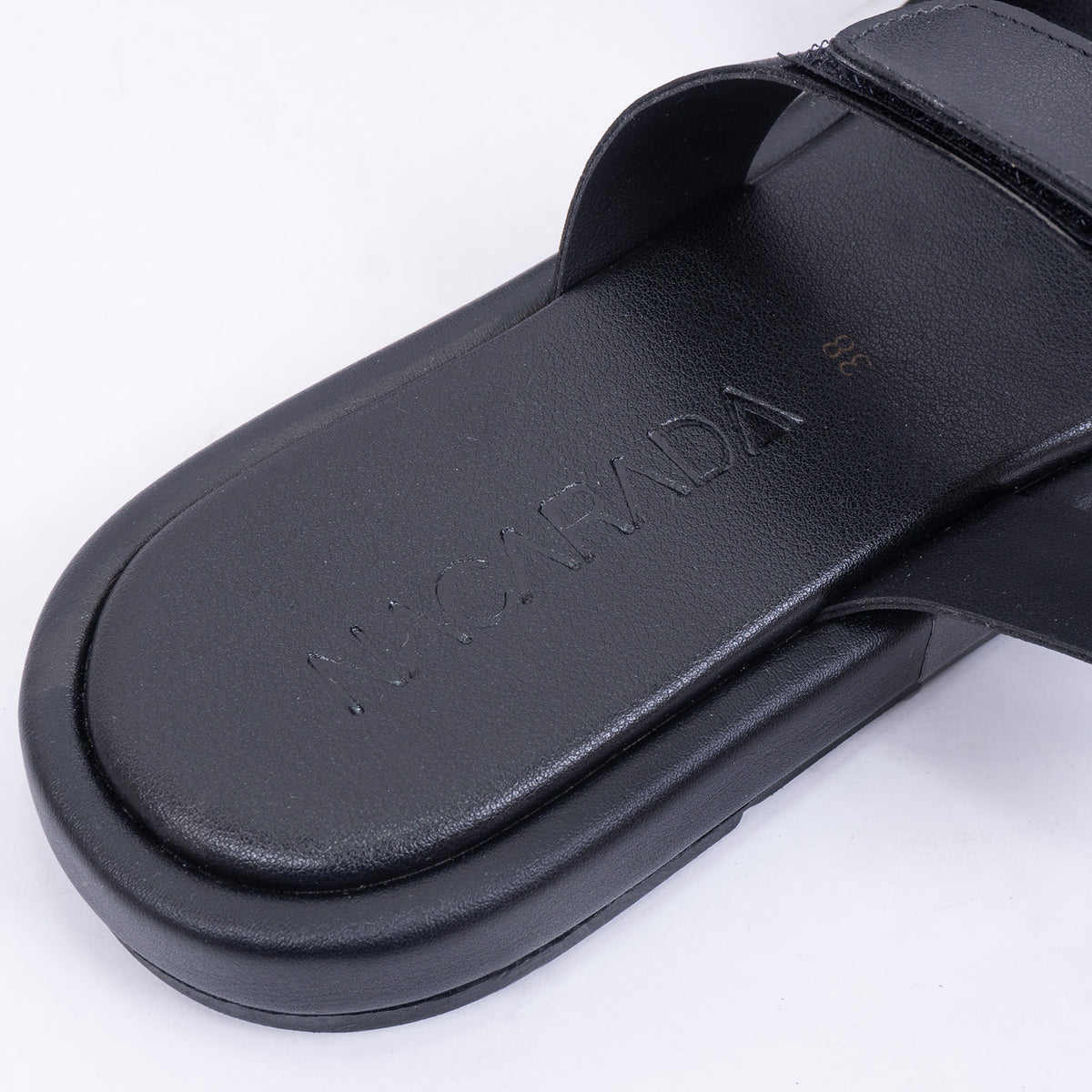 Sandalia Velcro Negro